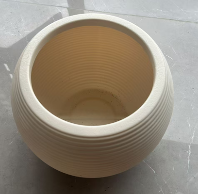 Büyük boyutlu HDPE plastik çiçek küpü, tepsisi tabanlı ve erik, bambu, zambak ve orkide için seramik koruma