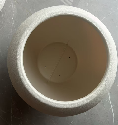 HDPE Modern Minimalist Ceramic Flower Pot with Multiple Sizes and Long Lifespan for Home Decoration