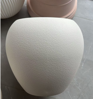 HDPE Modern Minimalist Ceramic Flower Pot with Multiple Sizes and Long Lifespan for Home Decoration