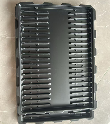 Elektronik Bileşenler İçin Özelleştirilmiş Şeffaf Çevre Dostu Antistatik Blister Tepsisi