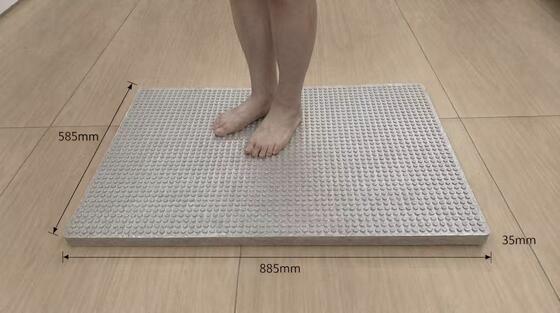 Mold Resistant Fast Drainage Shower Mat with Massage Bumps Non Slip Bathroom Mat for Wet Areas