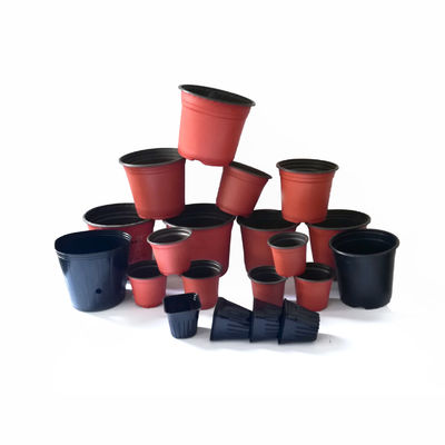 %3 UV Dayanımlı 120mm Üst Çap 1L Plastik Bitki Saksıları Yeterince Kalın