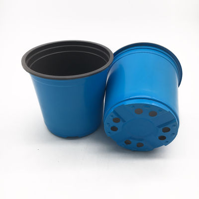 Skyblue PP Yumuşak 14cm Çaplı Plastik Yetiştirme Saksıları Geri Dönüşümlü Plastik Bahçe Saksıları