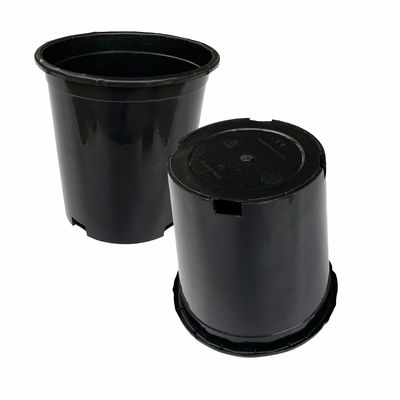 Dayanıklı Büyük 165 mm çaplı sert plastik çiçek kavanozları 17cm yüksekliğinde