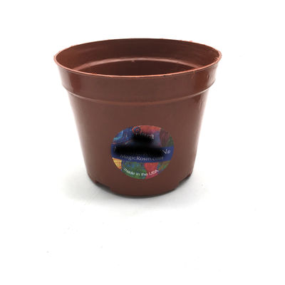 Hydroponics PP Bonsai 85mm Turuncu Plastik Saksılar Etiketli
