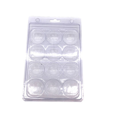 PETG 6 Hücreli Golf Topu Plastik Blister Tepsi PVC Kapaklı Blister Kutusu