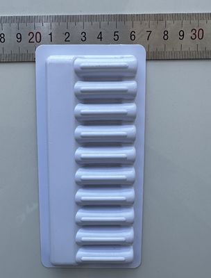 Farmasötik ampul tepsisi PET malzemesi 1ml 10 paket cam iğne sabit tepsisi toptan