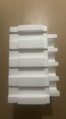 Hassas eşyalar için büyük ölçekli şok emici özelleştirilebilir EPS köpük ambalajı Çevre dostu taşıma koruması