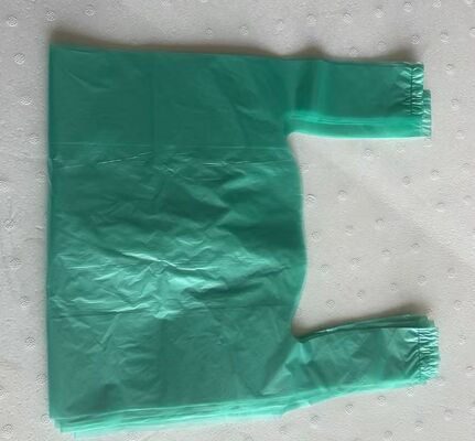 Yüksek darbe direnci, geri dönüştürülebilir ve süpermarket kullanımı için özelleştirilmiş logolu HDPE alışveriş torbaları